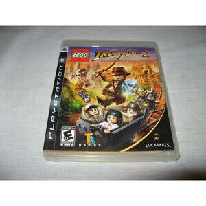 PS3 Playstation 3 Lego Indiana Jones 2 Game Complete CIB + Manual Nice Disk